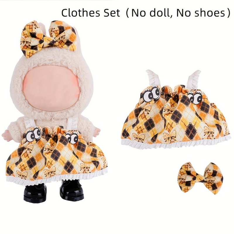 Princess Dress Doll Clothing Set,Clothes For Labubu Doll, Clothing Accessory Set,for 6.69-inch 6.69inch Doll Clothes,Birthday Gift, Ramadan Festival_voghion.com