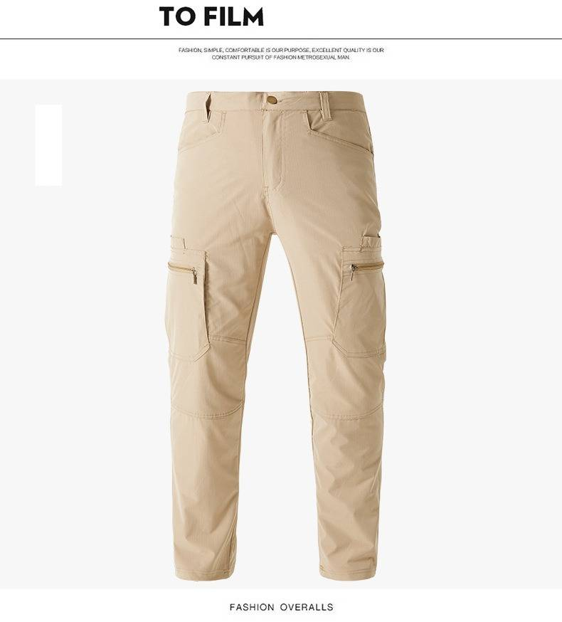Taktische Cargohose für Herren mit mehreren Taschen – leichte, strapazierfähige und stylische Outdoor-Arbeitshose zum Wandern, Reisen und für den Alltag_voghion.com