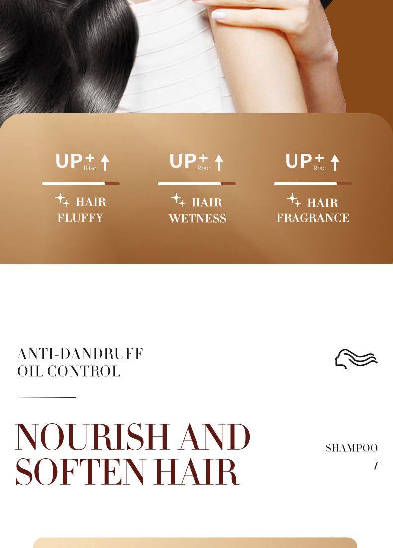 Full English Ginger Shampoo Bagged SADOER Moisturizing Smooth Deep Cleaning Portable Pack_voghion.com