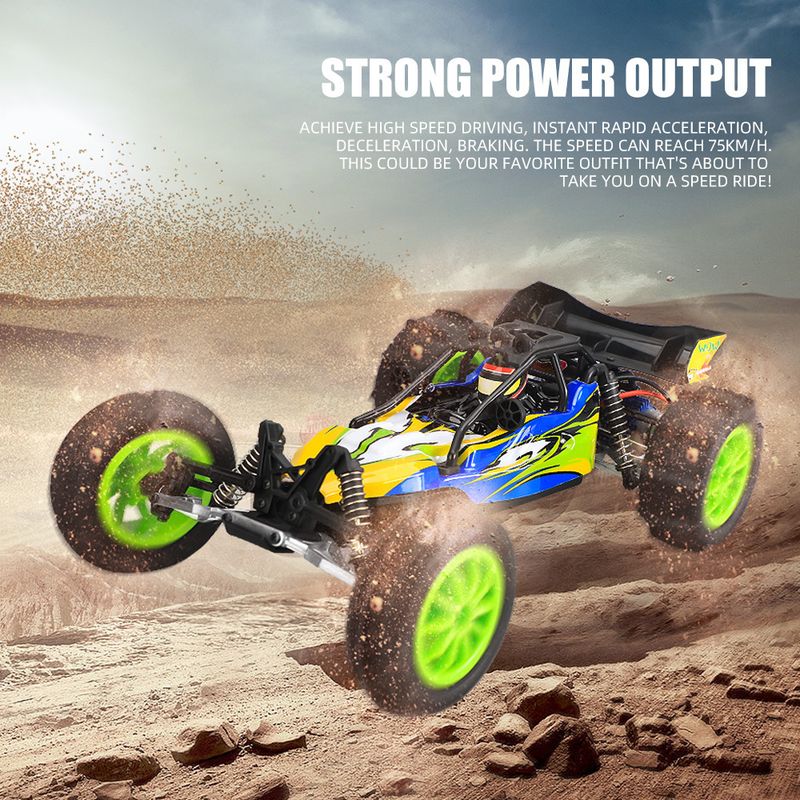 Véhicule tout-terrain télécommandé à grande vitesse RC à quatre roues motrices Big Foot Racing jouet électrique modèle de voiture adulte garçon_voghion.com