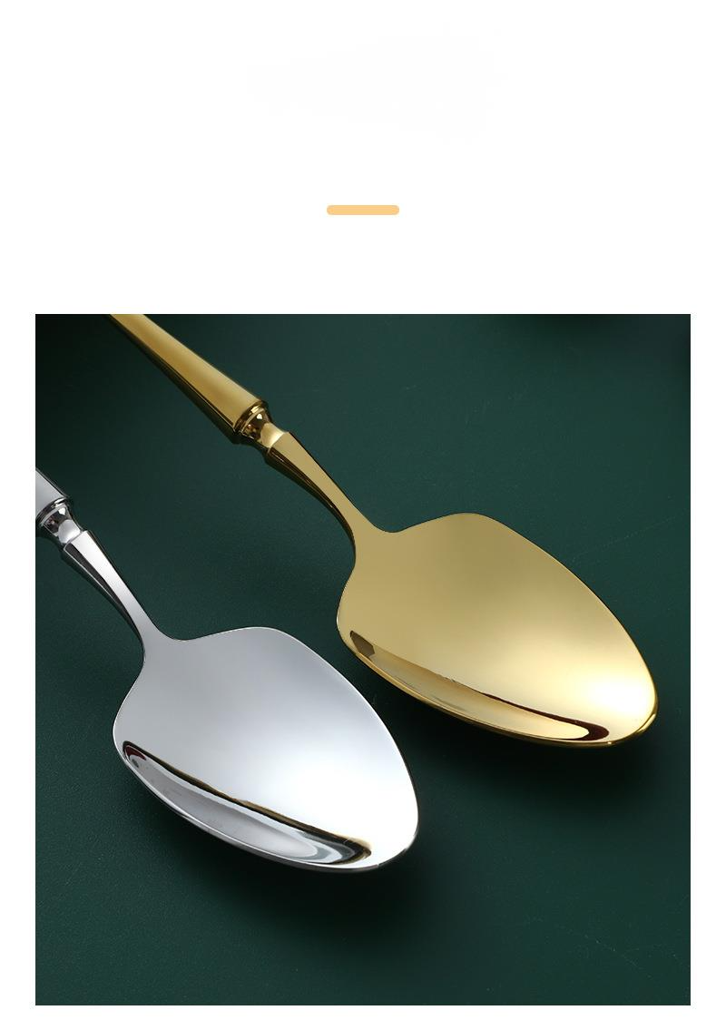 Xiaoman Waist 304 Stainless Steel Cutlery Thickened Steak High-Value Ins Style Western Tableware Knife Fork Spoon_voghion.com