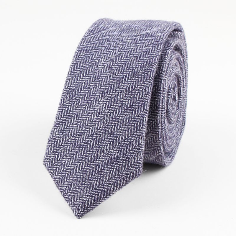 Men's Wool Tie Cross-Border In-Stock Supply One Piece Overseas Dropshipping Brand Authorization Provides Image Package_voghion.com