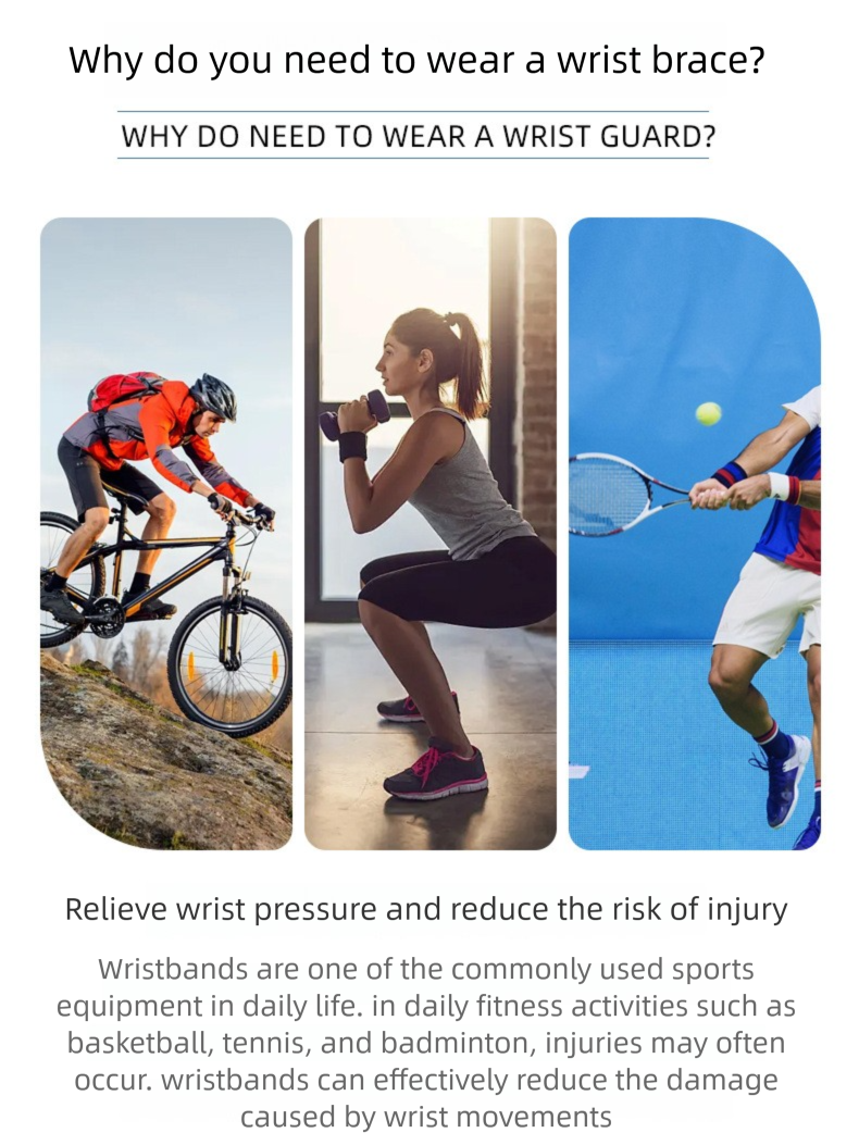 Fascia protettiva per le mani traspirante antisudore per uomo e donna, per sport da badminton transfrontalieri, colore: dopamina sottile_voghion.com