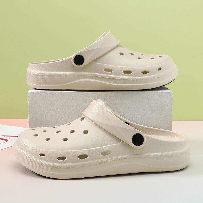 Scarpe da grotta da donna di qualità imbattibile, capispalla estivi, antiscivolo, leggere, con punta rinforzata, suola spessa, con rialzo, traspiranti, con suola in gomma fresca._voghion.com