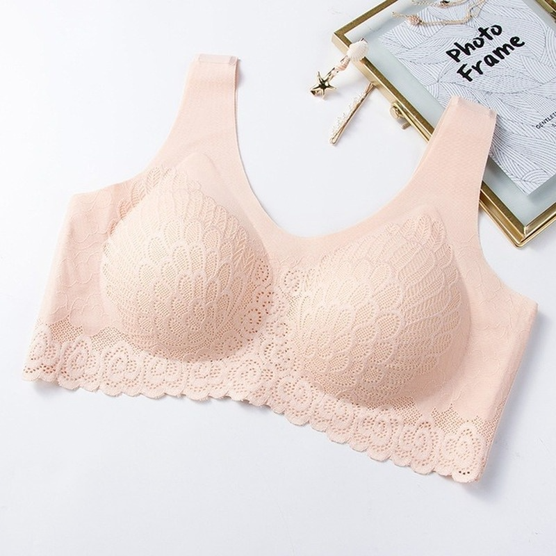 CRAZYLIFE Meistverkaufte BHs Übergröße Nahtloser BH Sexy Bügelloses Top Dessous Atmungsaktive Damen Tiefer rückenfreier Body Sexy BH_voghion.com