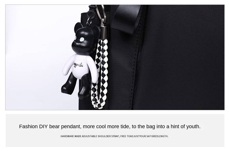 VINEY Backpack 2025 Summer New Large Capacity Oxford Cloth Backpack Women's Bag Ins Fashion Schoolbag_voghion.com