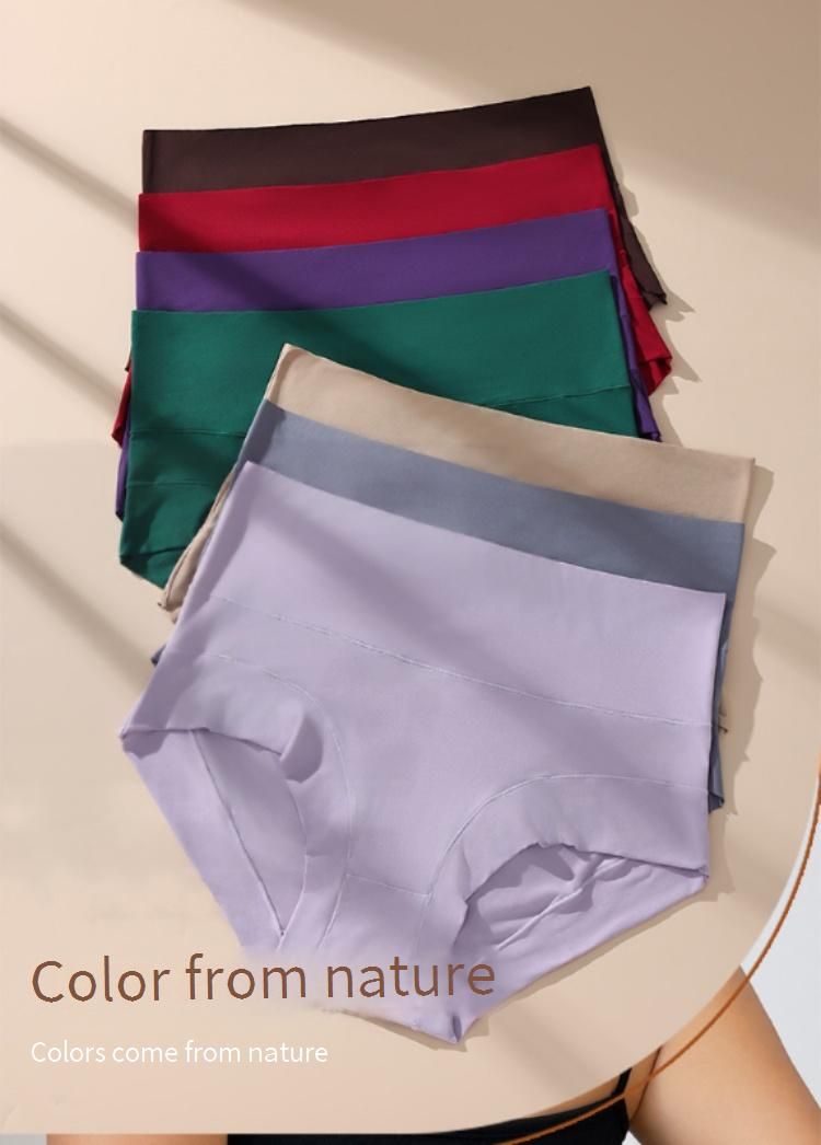 Women's Intimates Pure Cotton High Waist Abdomen And Hip Lifting Plus Fat Super Large Size Boxer Briefs_voghion.com