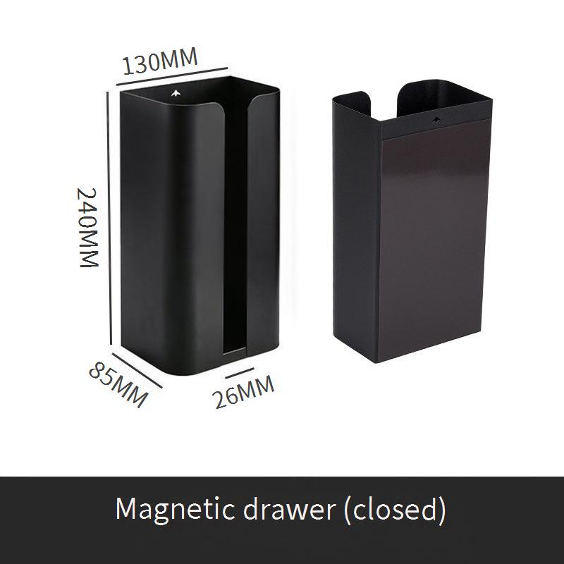 Porta fazzoletti magnetico da parete per la famiglia, dispenser di carta igienica per bagno, cucina, acciaio inossidabile antiruggine_voghion.com