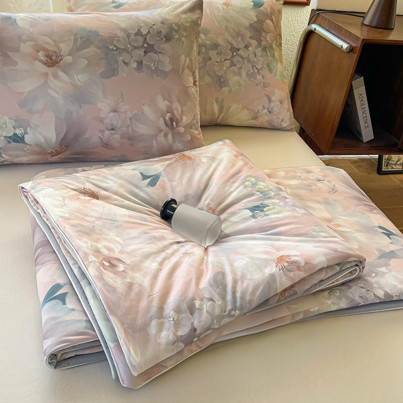 A Type Cool Silk Air Conditioning Quilt Washable Summer Ice Silk Summer Cool Quilt Thin Single Quilt Double Washable Summer Quilt_voghion.com