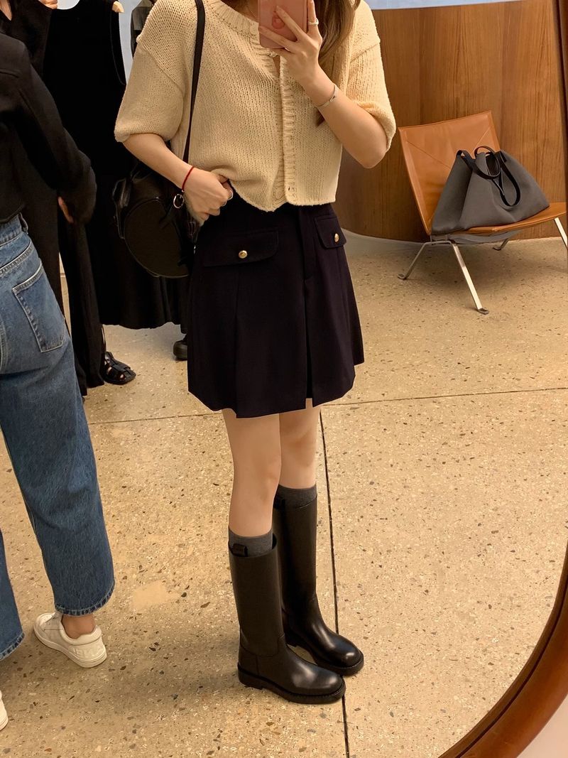 Thick-Sole Riding Boots 2025 Fall/Winter New_voghion.com
