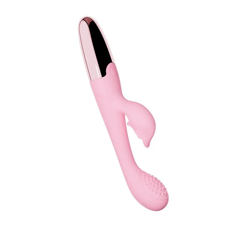 Vibratore Dildo G Spot per Donne Coniglio Vibrazione Silicone Impermeabile Stimolazione Femminile Clitoride Massaggiatore Anale_voghion.com