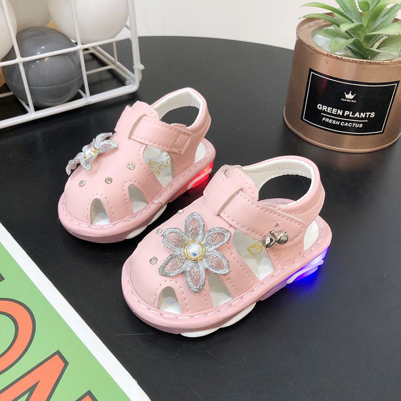 Kinderschuhe Neue Sommer Mädchenschuhe Babyschuhe Babyschuhe weiche Sohle Kleinkindschuhe Prinzessin Schuhe kleine Lederschuhe Sandalen_voghion.com