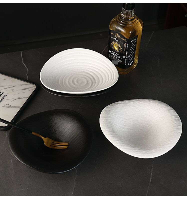 Nordic Cloud Plate High Grade Western Tableware Ins Special Shaped French Soup Plate Dessert Bowl Salad Bowl Pasta Plate_voghion.com