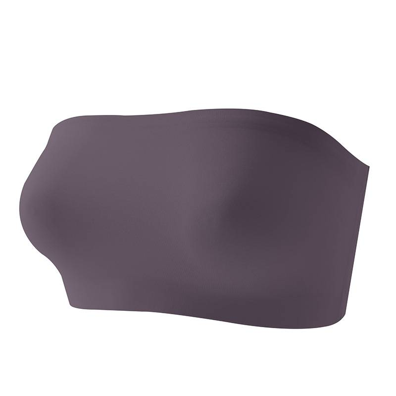 Naadloze, grote maten anti-haarverlies top voor dames, met één schouderband, borstmodel, geplooide bh-top met ondersteuning voor damesondergoed_voghion.com