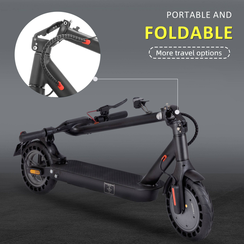 Vankel '36V 500W' elektrische step voor volwassenen, opvouwbare 10" wielen, 10Ah accu, bereik van 20-35 km, dubbele remmen, app-gestuurd, ABE-gecertificeerd, maximumsnelheid 20 km/u_voghion.com