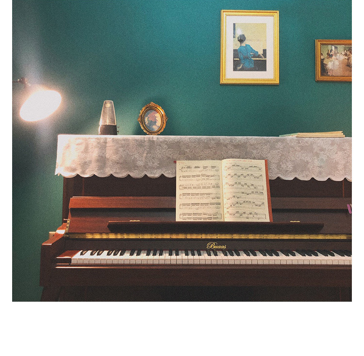 Wave Lace Tablecloth – Polyester Round Table Cover For Farmhouse & Nordic Decor, Anti-Slip, Multiple Sizes Cream White Unhemmed Design_voghion.com