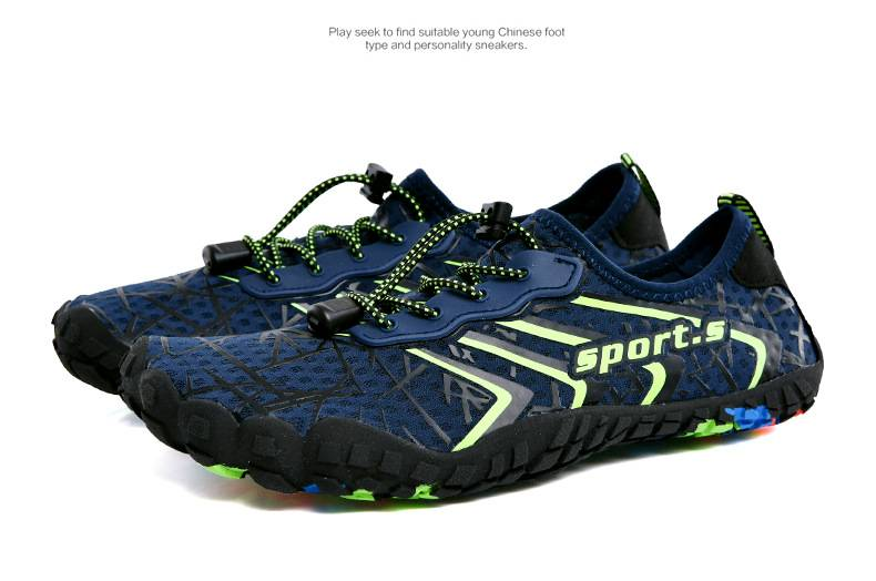 Scarpe da acqua unisex ad asciugatura rapida per nuoto, escursionismo e yoga – Calzini da acqua leggeri e antiscivolo con rete traspirante – Allenamento all'aperto e in palestra_voghion.com
