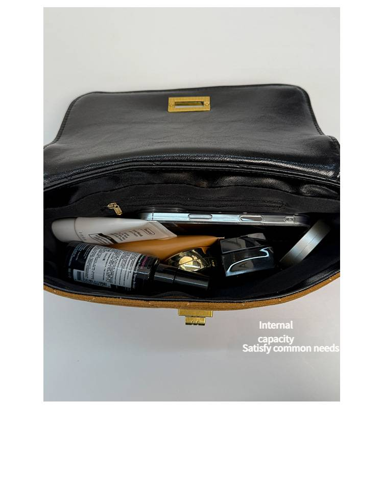 Small Square Bag Fashion Bags Color-blocking Vintage Frosted Popular Diamond Pattern Chain Single-shoulder Messenger Bag With Cross-body Strap._voghion.com