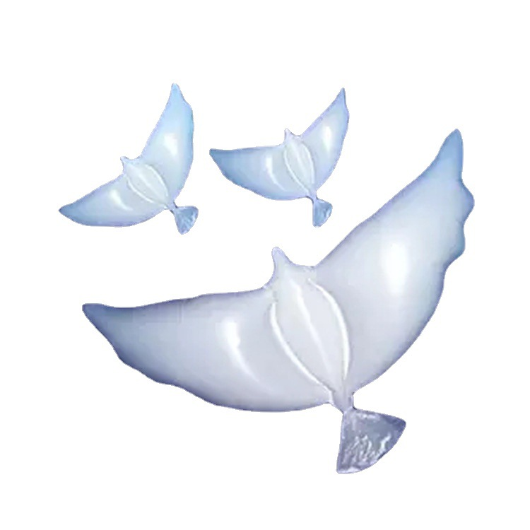 Palloncini per decorazioni nuziali di alta qualità - Eleganti palloncini in lamina a forma di colomba bianca per feste, festival ed eventi_voghion.com