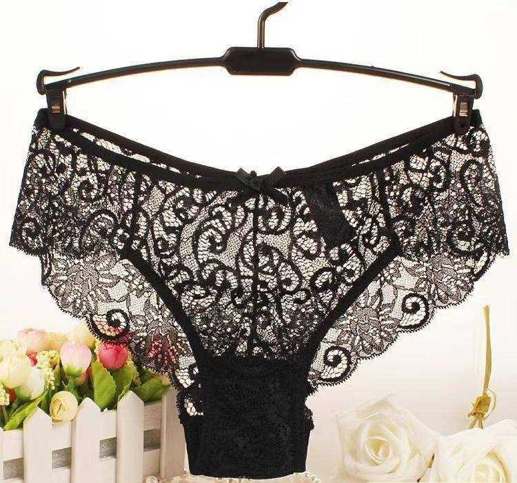 Intimo da donna in pizzo trasparente di alta qualità, a triangolo, a vita media, passionale, caldo e sexy, taglie forti, in vendita dal produttore_voghion.com