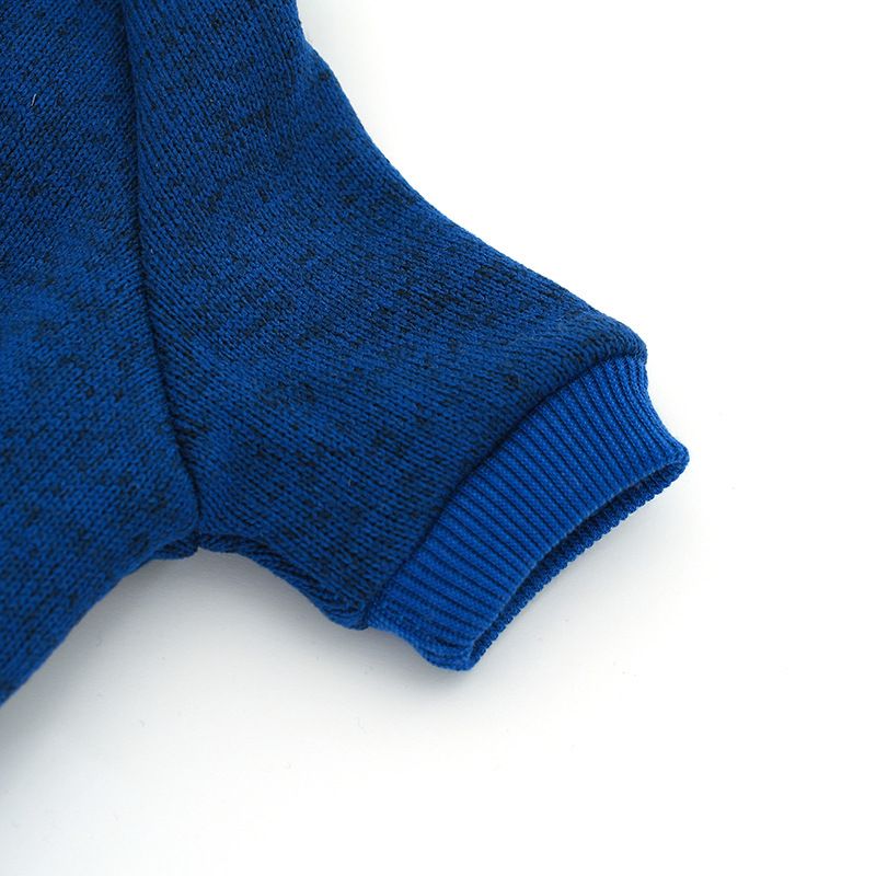 Cross-border pet sweater autumn and winter fleece printed sweater cat clothing dog clothes pet sweater wholesale_voghion.com