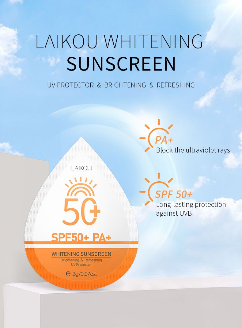 LAIKOU Sunscreen 2g*15 Pieces Boxed Moisturizing Summer Isolation Cream_voghion.com