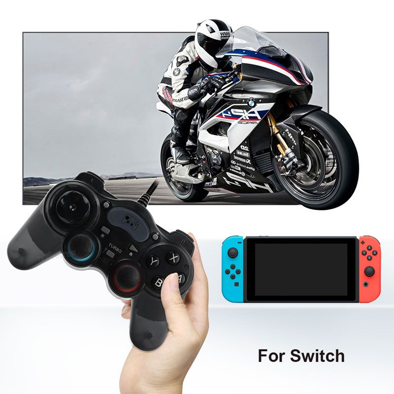 7v1 kabelový herní ovladač pro PC Gamepad pro PS3/PS4/PC360 Android Joystick s OTG převodníkem pro Switch NS podpora Steam Games_voghion.com