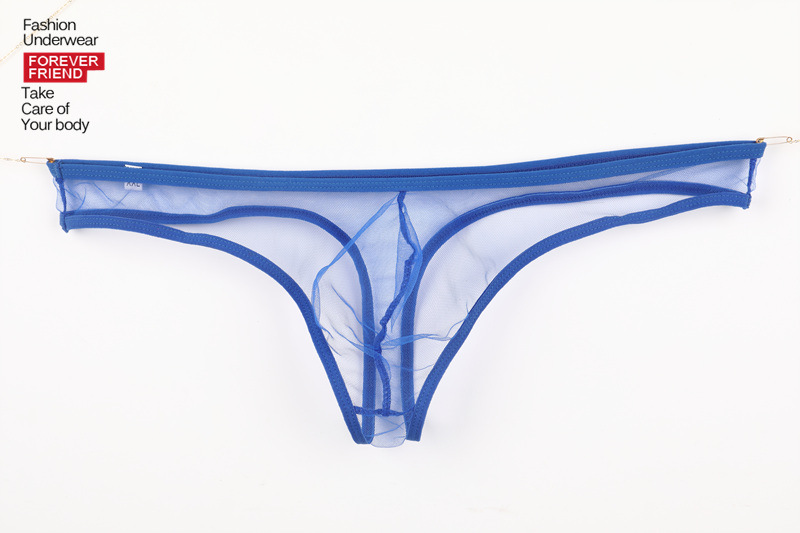 Intimo da uomo in rete che modella la prospettiva pantaloni da uomo a vita bassa borsa di grandi dimensioni trench perizoma intimo da uomo_voghion.com