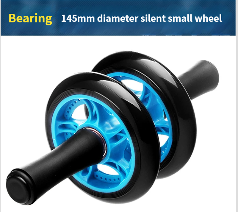 145-mm-Kugellager-Doppelrollen-Trainingsgerät für die Bauchmuskulatur – Fitnessgerät für Zuhause_voghion.com