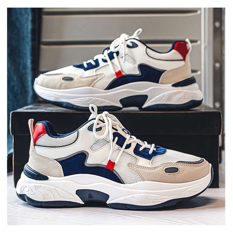 Summer Men's 2023 New Mesh Breathable Odor Resistant Versatile Sports, Leisure, Running, And Increasing Net Red Dad_voghion.com