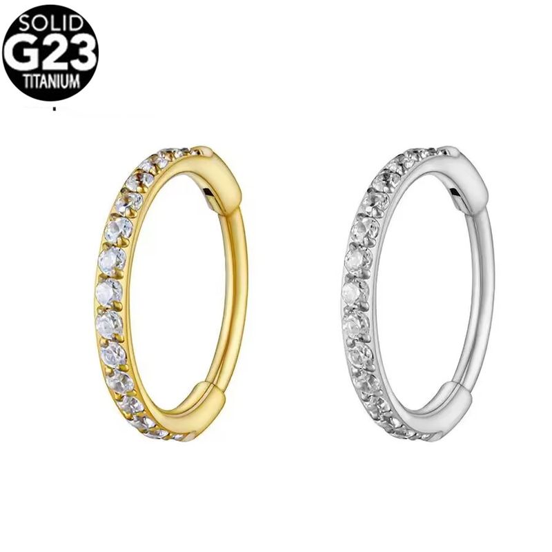 F136 Anello al naso in titanio sottile Anello al naso 0,8/1,0 Spessore asta 6/8/10/12 mm Diametro interno_voghion.com