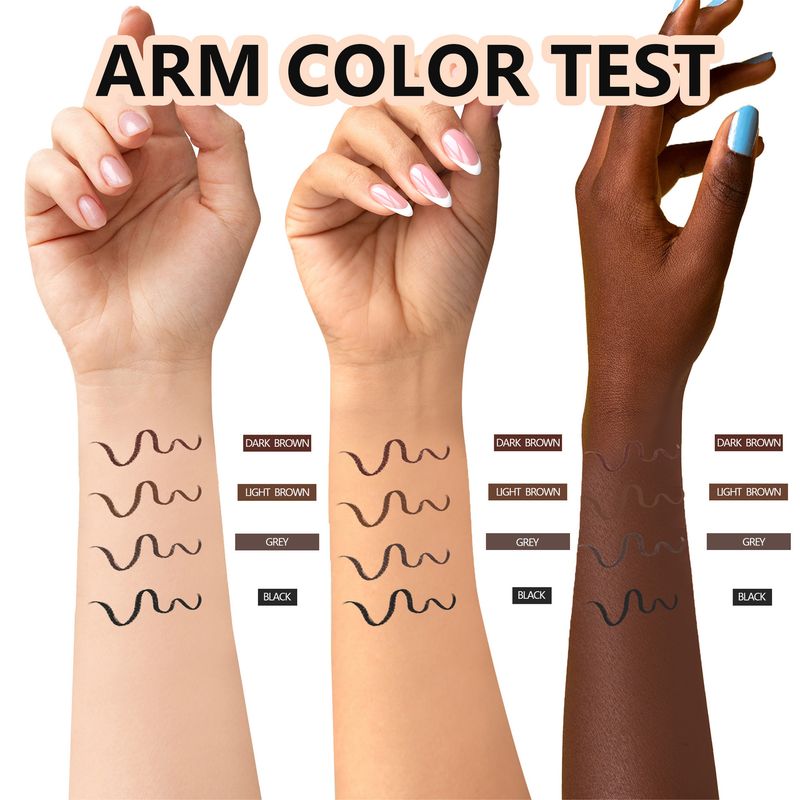 Eyebrow Enhancers Eyebrow Pencil With Eyebrow Glue Automatically Rotates Waterproof And Non Fading Natural And Long Lasting Eyebrow Dyeing Cream_voghion.com