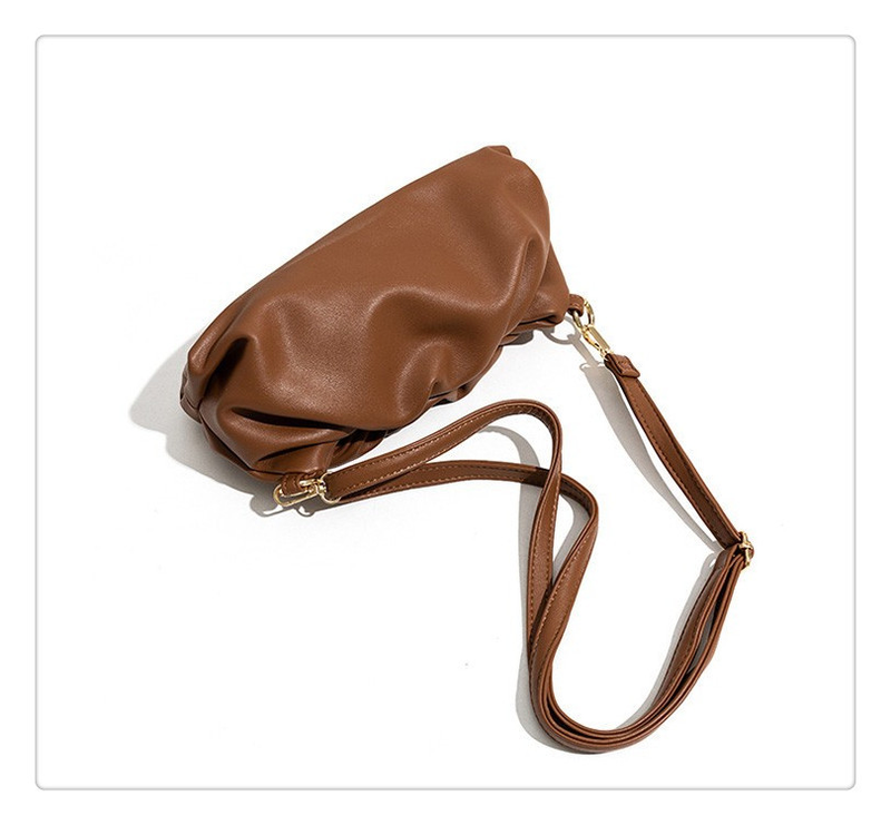 Ins High-end Sense Acrylic Chain Cloud Fold Armpit Bag Shoulder Messenger Dumpling bag 2023 new Douyin_voghion.com