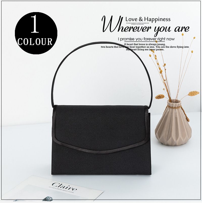 Borsa da sera formale nera da banchetto in stile giapponese, regalo funebre_voghion.com