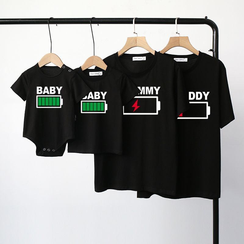 Cross Border American European Parent Child Clothing Summer Family Clothing Family Of Three Or Four Mother And Daughter Short Sleeved T Shirt_voghion.com