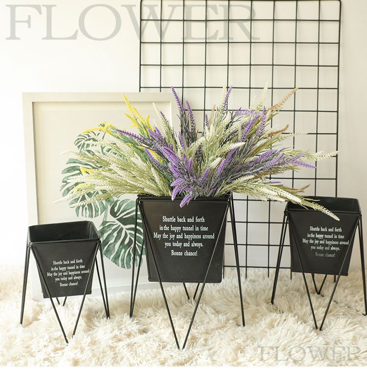 Decorative setaria artificial flower green plant wedding crafts_voghion.com