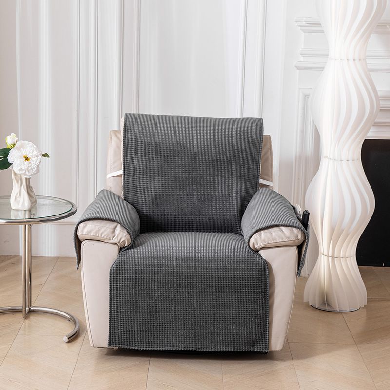 Sofabezug aus Maisfleece – universell passender, dehnbarer Sofaschutz mit rutschfester Unterseite, maschinenwaschbar (Beige, Grau, Braun)_voghion.com