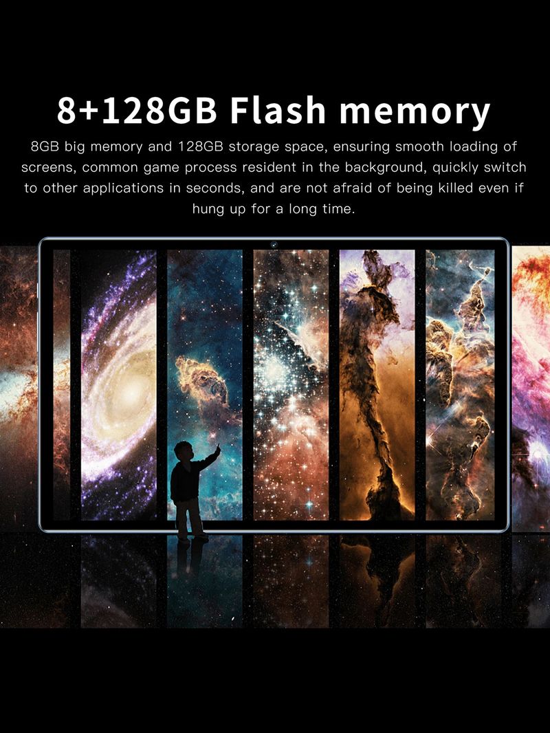 Tablets New Tablet Computer Android 10.1 Inch Study And Office 2 In 1 4G Call 4+64_voghion.com