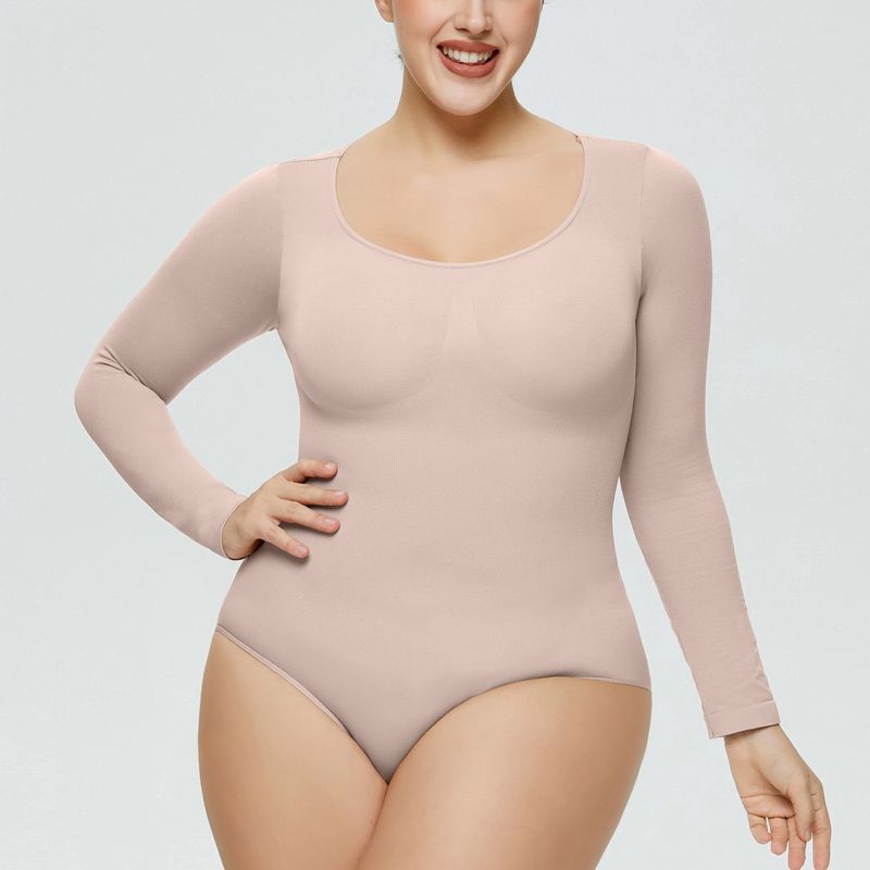 Underwear Tummy Tuck Shapewear Women's Tight Long Sleeve Corset Slimming Clothing Beautiful Body Shapewear_voghion.com