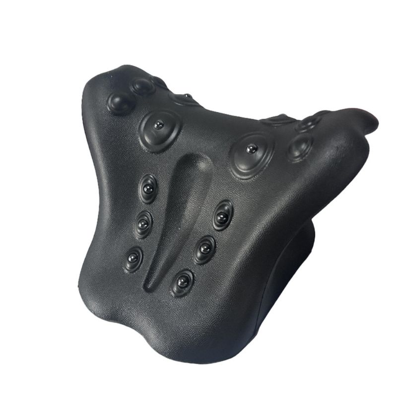 Magnetic Therapy Neck Pillow For Pain Relief - Cervical Traction Massager With Gravity Acupressure, 6+ Massage Nodes, EVA Foam Support For Neck_voghion.com