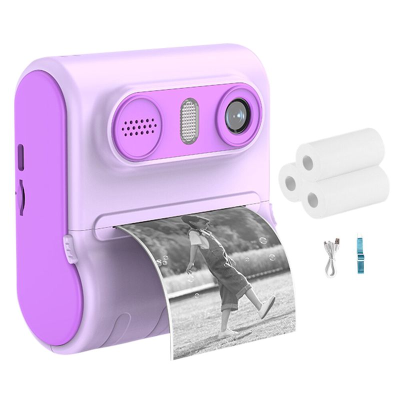 46MP Instant Print Camera Toddler Camera Creative Mini Thermal Printer For Kids_voghion.com