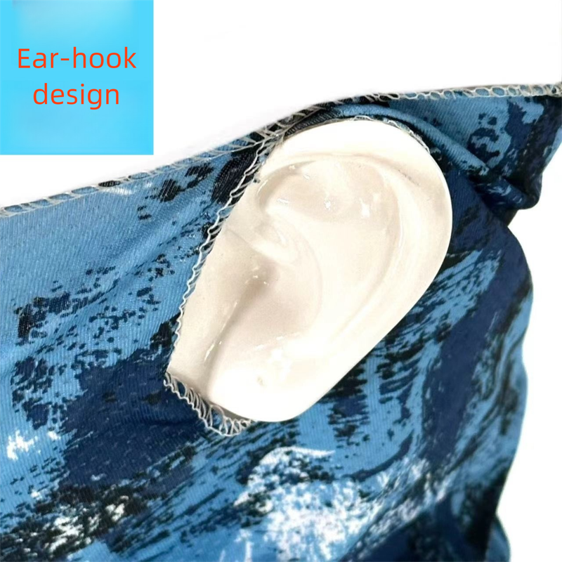 Sciarpa di seta ghiacciata per ciclismo, escursionismo, pesca, protezione solare, estiva, protezione per il collo, con orecchio appeso, traspirante, integrale_voghion.com