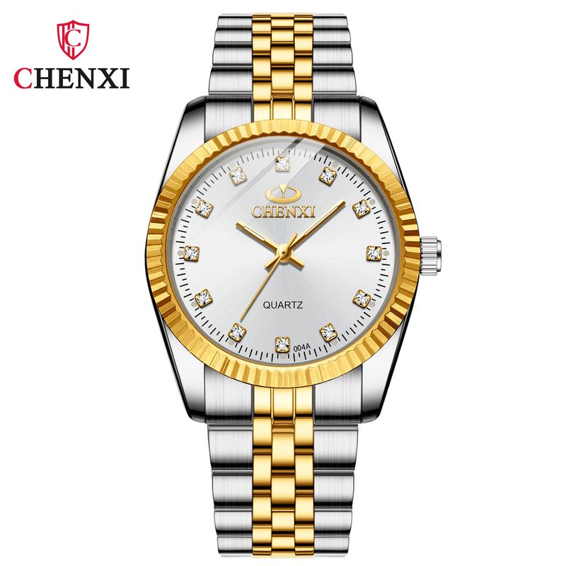 CHENXI Dawn Brand Quartz 004A Women's Watch Couple Watches Gold_voghion.com