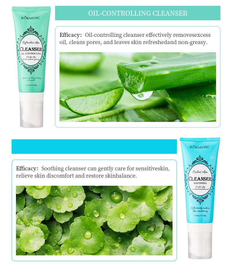 KORMESIC Refreshing Oil Control Cleanser 120g_voghion.com