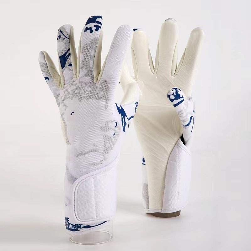 Novas luvas de goleiro para jovens e adultos, de látex, resistentes ao desgaste e antiderrapantes, luvas especiais para treinamento de competição_voghion.com