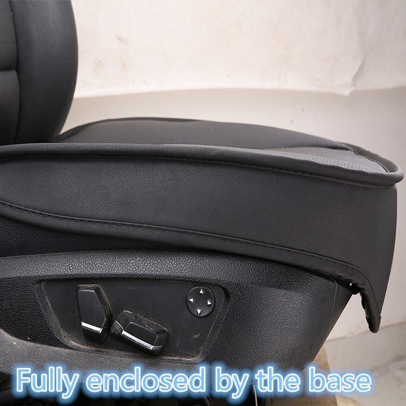 Ultra- Protection Single Without Backrest PU Senior Leather Car Seat Cover For Most Four-Door Sedan&SUV_voghion.com