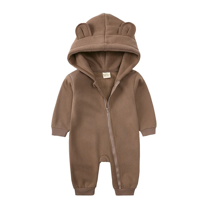 "Kids Tales Tutina invernale per neonati - Tutina intera in morbido cotone con cappuccio e cerniera intera per neonati e bambini. Tutina unisex comoda per autunno inverno primavera"_voghion.com