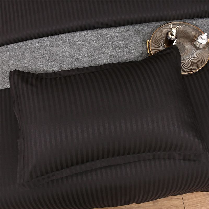 Jacquard-Satin-Bettbezug-Set, luxuriöse 3-teilige Bettwäsche, Kissenbezüge inklusive, knitterfrei, weich_voghion.com