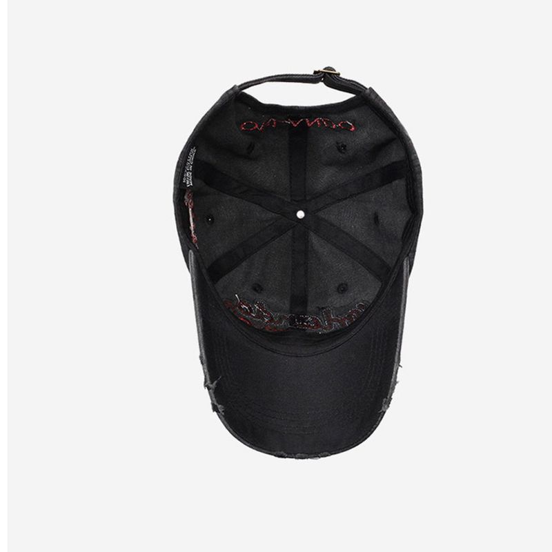 Gorra de béisbol vintage lavada versátil para mujer, con parte superior suave y bordada, para hombre y mujer._voghion.com