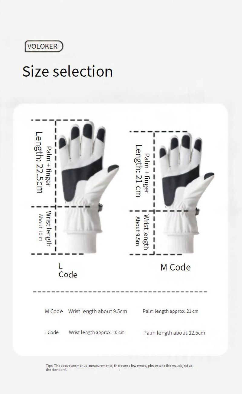 Unisex Gloves Ski Warm Cycg plus fleece warm Touch screen gloves for men_voghion.com
